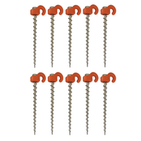 Ground Dog Peg with Hook Collar 10 Pack