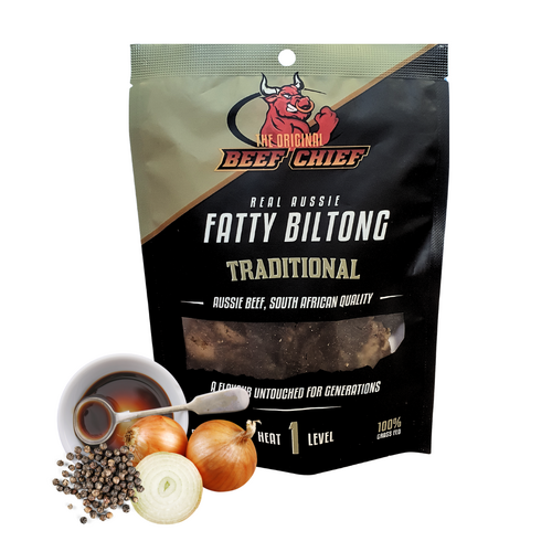Traditional Fatty Biltong 50g 100% Grass Fed 