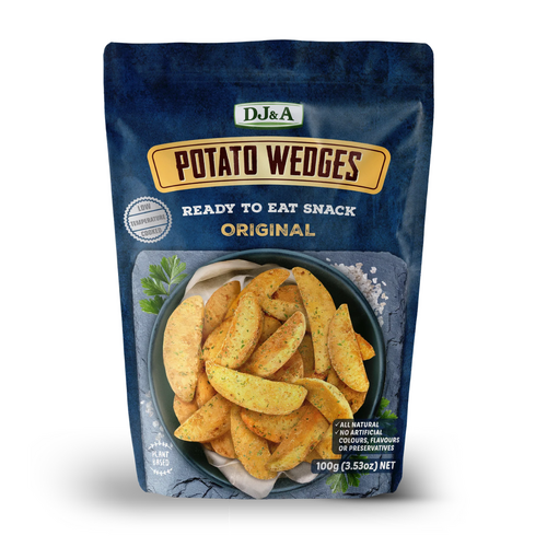CLEARANCE Ready To Eat Potato Wedges Original 100g
