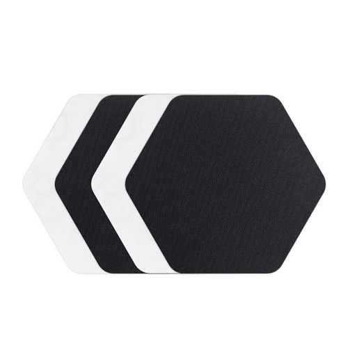 Tenacious Tape Hex Patches Black and Clear