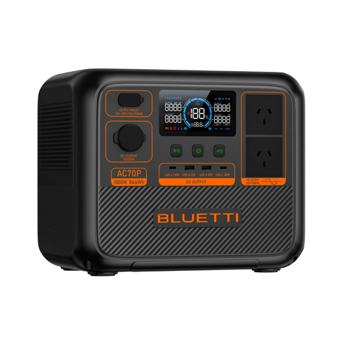 Bluetti AC70P Portable Power Station 1000W 864Wh