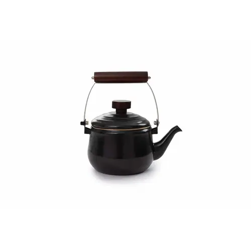 Barebones Enamel Teapot Charcoal 1.5L