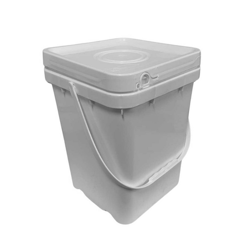 Bucket 10 Litre Food Grade (Square Stackable)