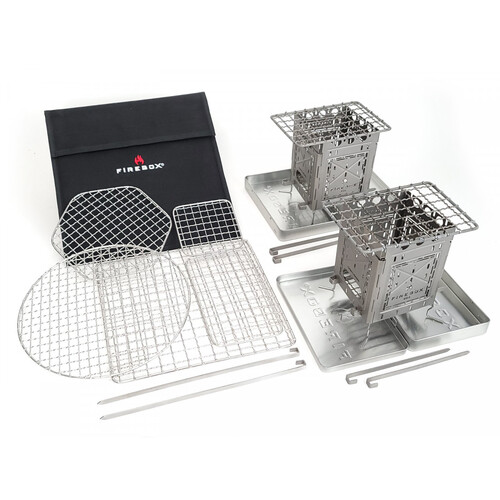 Firebox Freestyle Modular Stove Everything Kit - S/S (8 Panels)