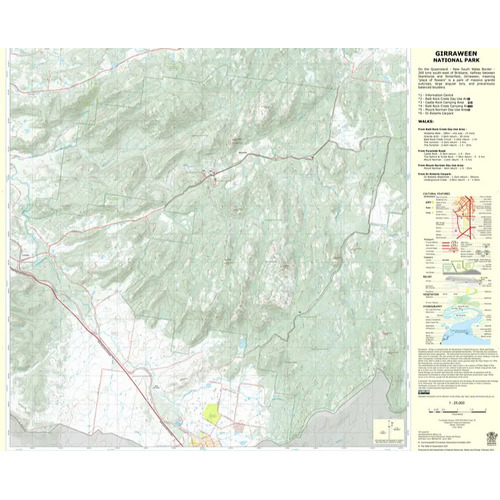 Girraween National Park Topographic Map