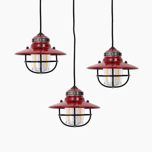 Edison String Lights Red