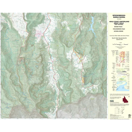 Lost World and Stinson Wreck - Topographic Map