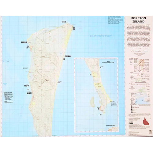 Moreton Island Topographic Map