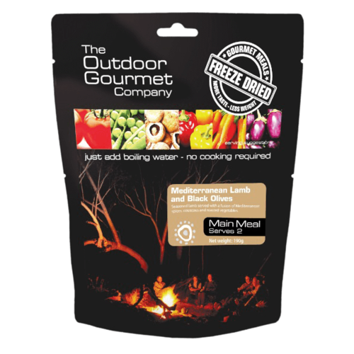 Outdoor Gourmet Company 2 Person Mediterranean Lamb and Black Olives