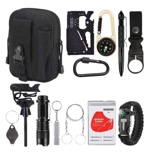 Survival Tactical Kit in Molle Pouch